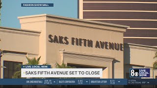 Famous Saks Fifth Avenue announces closure of Las Vegas store Wealth