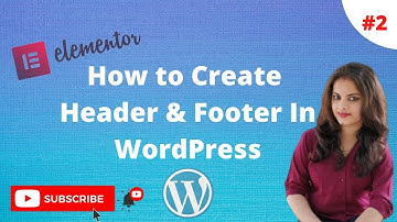 Header & Footer Design in WordPress | Business Website