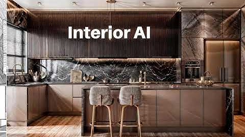 Interior AI - Sketch to render - Kitchen Interior