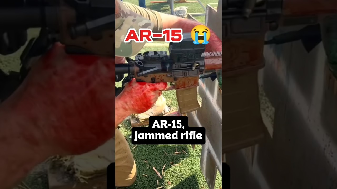 Винтовка AR-15 заклинила