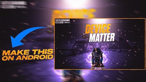 HOW TO MAKE BGMI MONTAGE THUMBNAIL ON ANDROID||MONTAGE THUMBNAIL TUTORIAL||PART-16