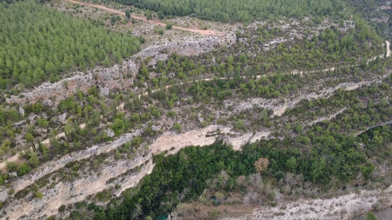 Kapuz Kanyonu Suyun Geldiği Üst Yer -DJI Mini 4K-