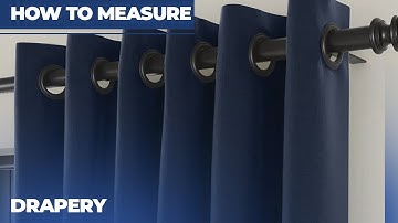 How to Measure & Hang Drapery