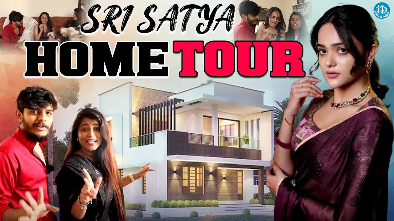 Sri Satya Home Tour 🏠 | Geetu Royal | Anchor Dhanush | 