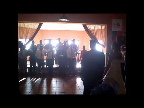 Tango del coro en la boda de Mario y Deborah