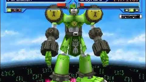 Game master (minotarumon, gargoylemon & persiamon) & bodyguards (maildramon) - Digimon World 3