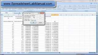 Titration Spreadsheet