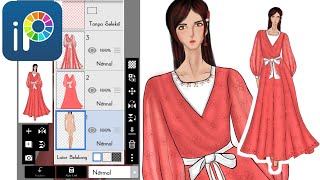 fashion illustration with IbisPaint on android screenshot 4