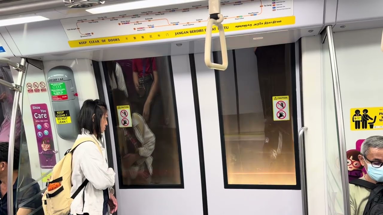 SMRT Alstom Metropolis C830 (826): Bishan to Serangoon. 