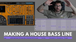 how I make a house bass line | distilled noise