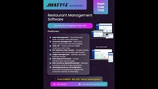 Restaurant Software Demo | Jhattse Business Zomato and Swiggy Integration screenshot 1