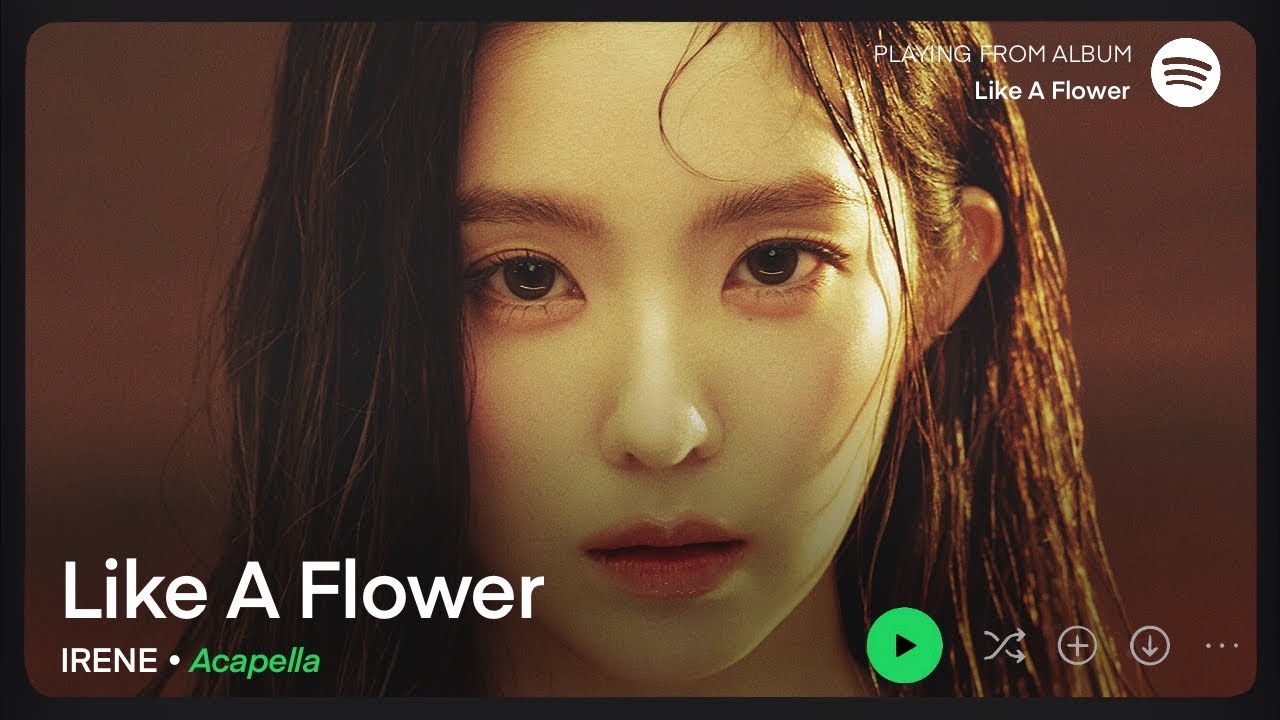 IRENE — Like A Flower (Clean Acapella/Vocals Only)