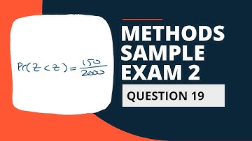 Maths Methods Sample Exam 2 Multiple Choice Solutions - Question 19