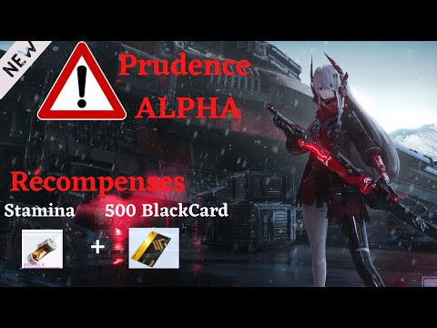 [Punishing Gray Raven Global ] 500 BlackCard + Portail Alpha News + Stamina Gratuite