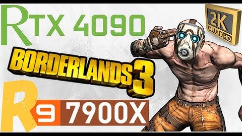 BORDERLANDS 3 BADASS PERFORMANCE | RTX 4090 + 7900X | BUILT IN BENCHMARK | ULTRA SETTINGS