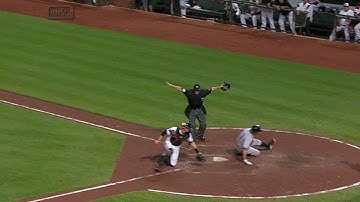 NYY@BAL: Cano ties the game with an RBI single