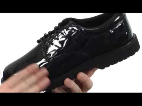 bates high gloss uniform shoes