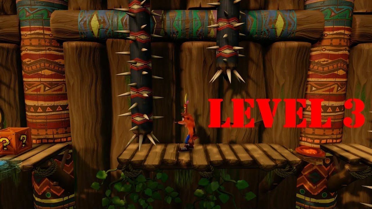 Crash Bandicoot • Level 3 The Great Gate YouTube