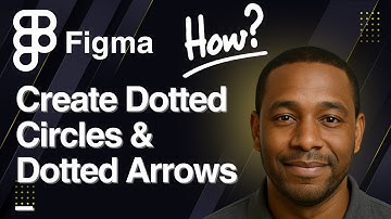 Figma UI/UX: Create Dotted Circles & Dotted Arrows – Step-by-Step Guide