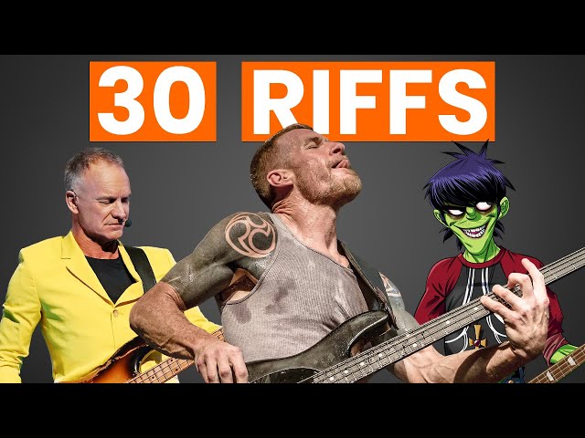 Top 30 Most Iconic Bass Riffs class=