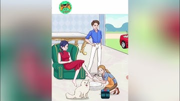 Annoy It Tricky Puzzle Level 23 ( go back to the past to breakup with your husband )Gameplay