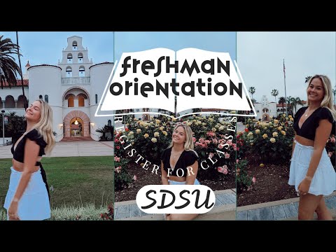 FRESHMAN ORIENTATION AT SDSU! how to schedule classes + what’s included
