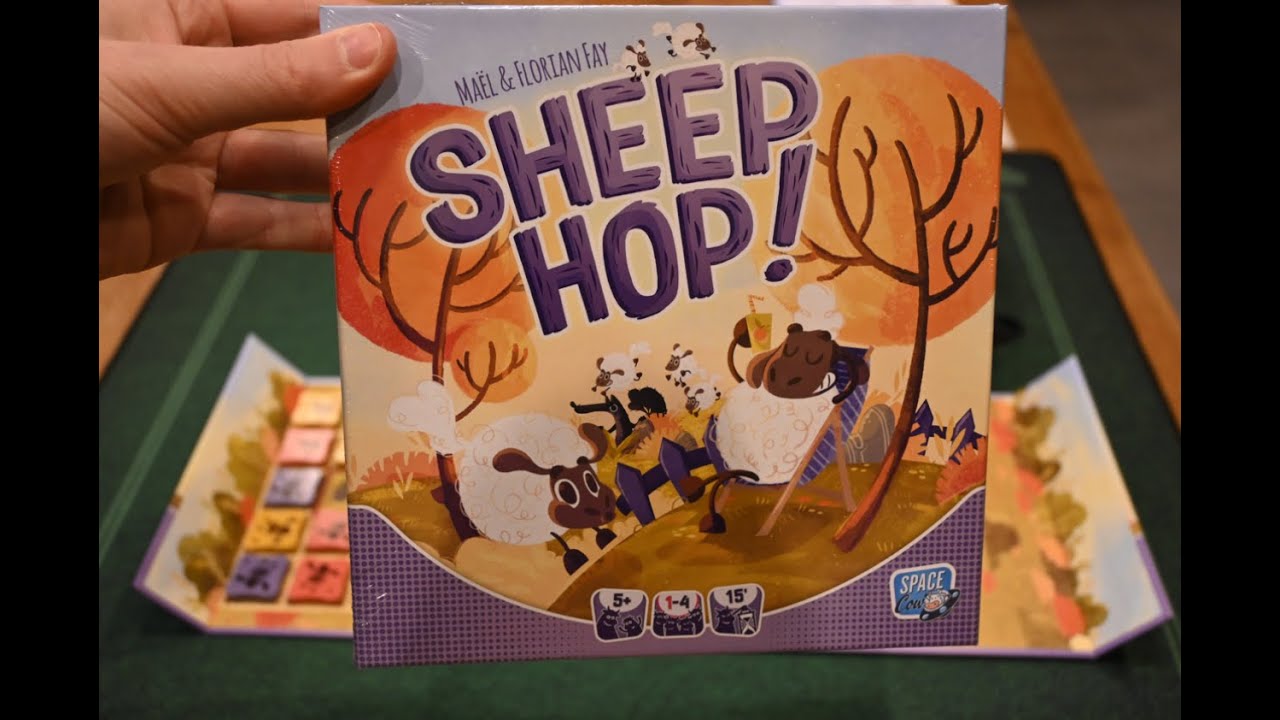 Zoom sur : SHEEP HOP, un jeu de société de Maël et Florian Fay