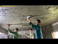 Amazing Techniques Step-By-Step Rendering Cement On A Reinforced Concrete Ceiling Fast And Accurate