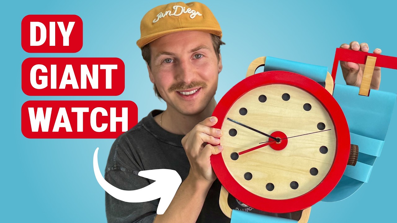 I Built a 4-Foot Wrist Watch With the New xTool M2