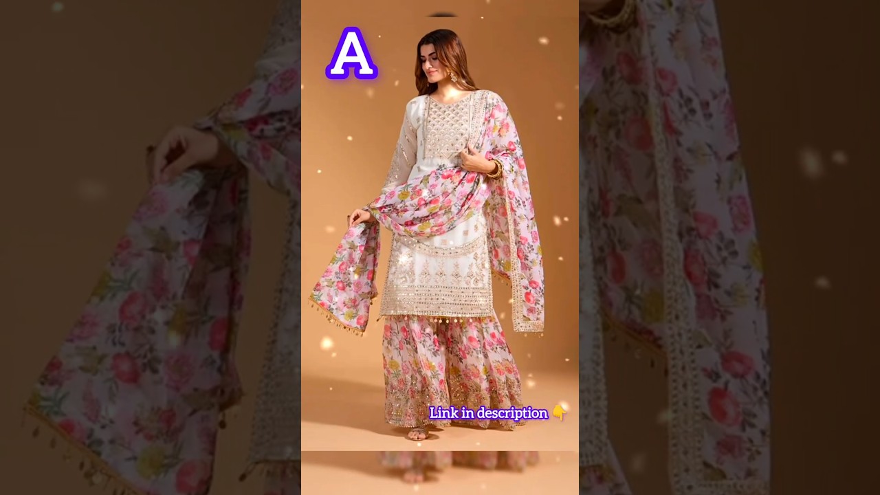 😍choose ur favourite sharara set✨ latest wedding sharara design💫