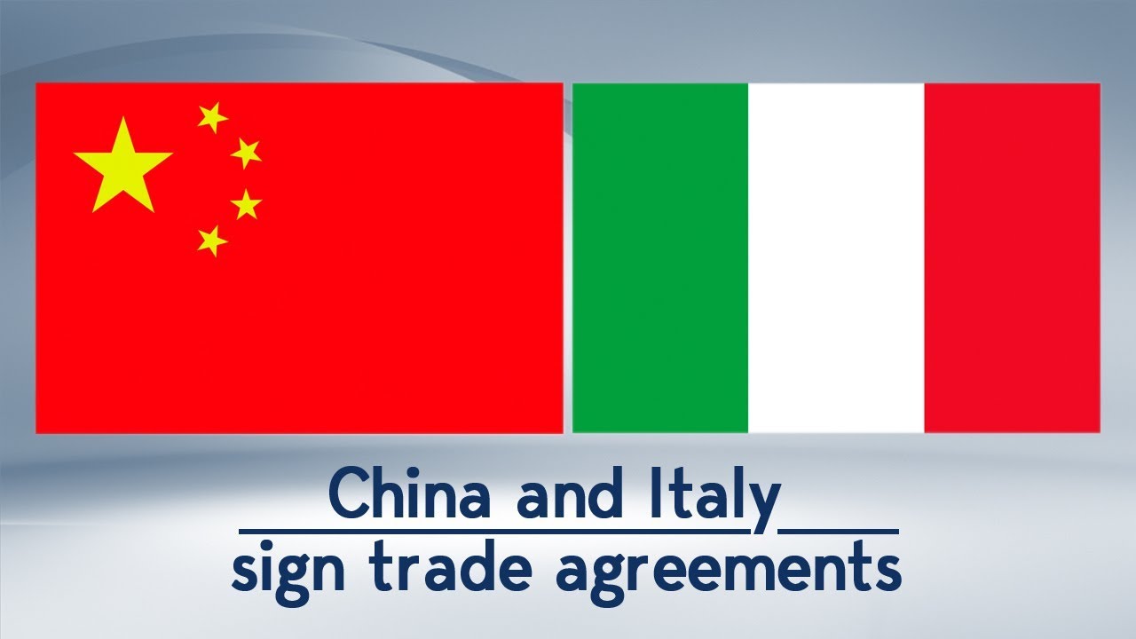 Live China and Italy sign trade agreements YouTube