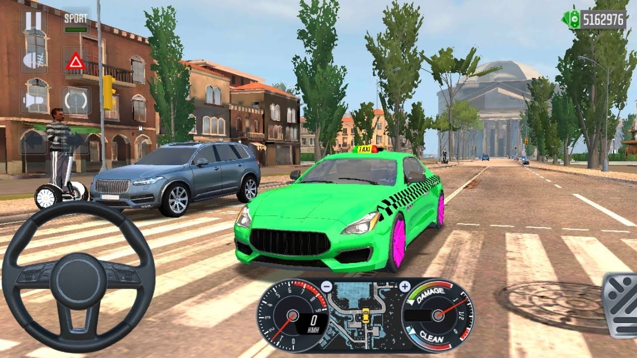 Taxi SIM 2020 | Maserati Quattroporte Driving Rome City Driving Car Android Gameplay