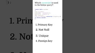 SQL Quiz 7  | SQL Quiz for the day | SQL Tutorial for Beginners |