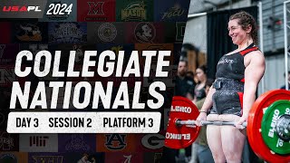 2024 USAPL Collegiate Nationals  |  Day 3 - Session 2 - Platform 3 | M-EQ 90kg, M-EQ 110kg