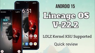 Lineage OS 22.2 Android 15 ! Latest New best Android 15 Custom rom for Mi439/Redmi 7A,8,8A,8A Dual..
