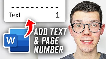How To Add Text & Page Number In Footer In Word - Full Guide