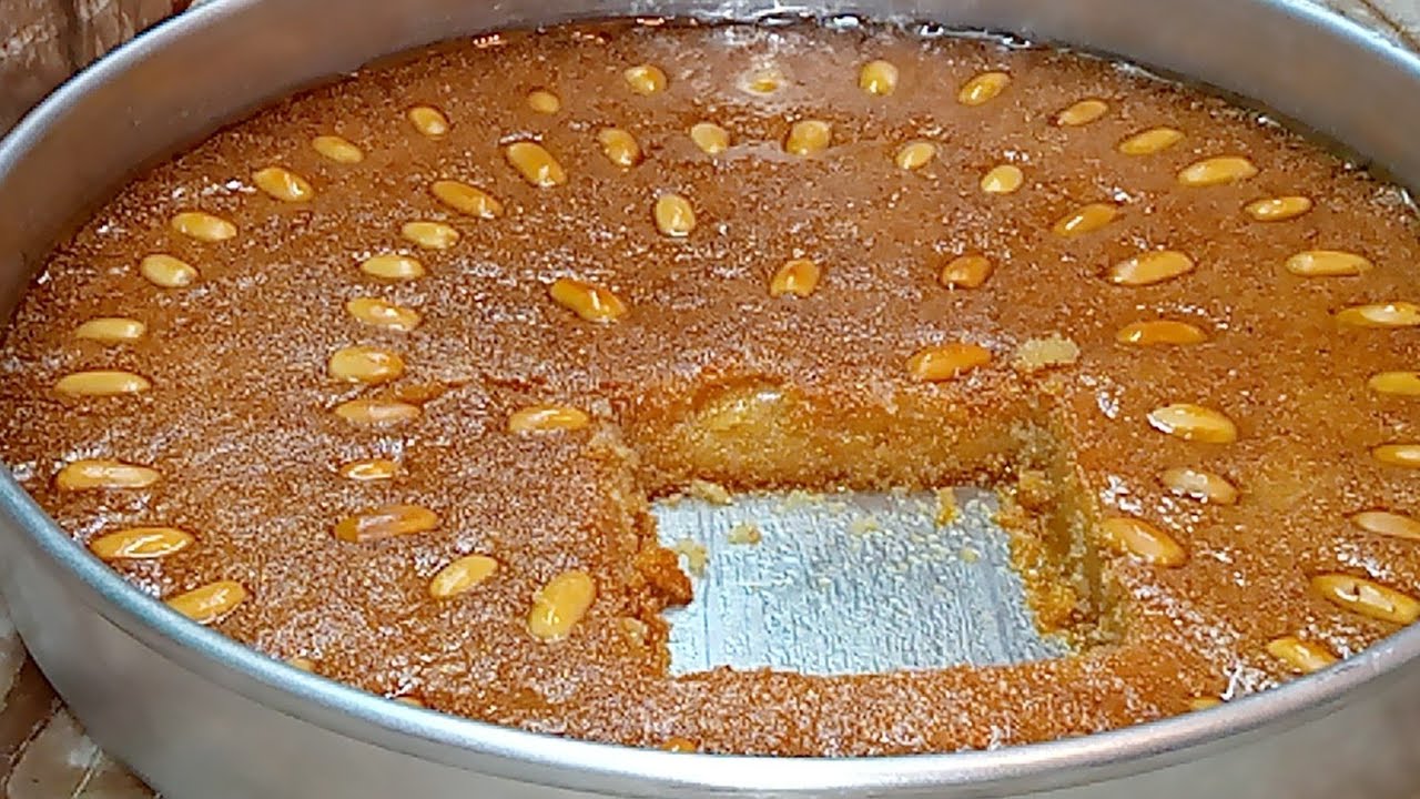 بسبوسه الحلواني بدون زبادي ولا بيكنج بودر وهرد في الفديو علي تعليقات واسئله الفديو الاولاني