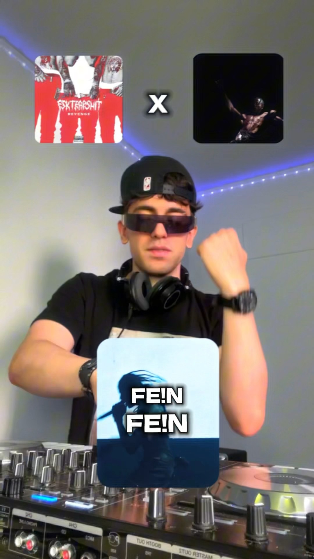 ANSIA NO x FE!N ?? Versione completa? ?? #remix #dj #mashup #travisscott #perte