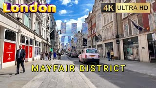 Mayfair London: Exploring Exclusive Avenues in 4K60fps