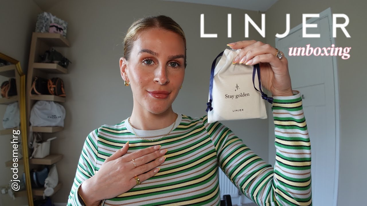 LINJER UNBOXING | new in gold pieces + summer statement accessories ...