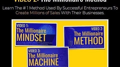 ATM System Video-1: The Millionaire Method