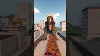 Shin Godzilla Second Form Vs Anguirus Roars