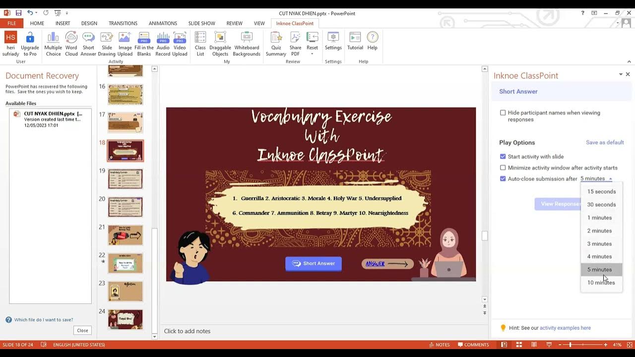 Inknoe classpoint tutorial in power point youtube