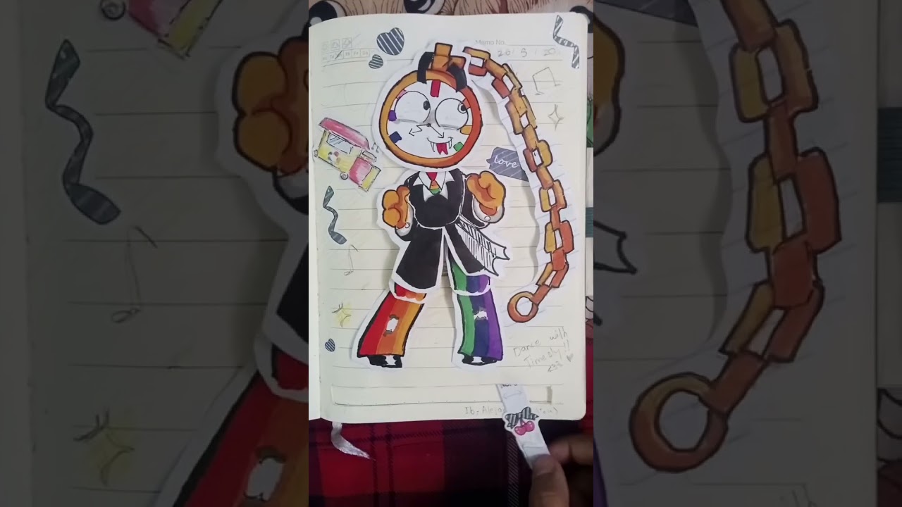 Paper Dyle animation:3 #dandysworld #fyp #drawing