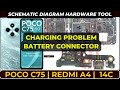 POCO C75 / REDMI A4 (24116PCC1I) charging problem | battery connector Schematic | DMR SOLUTION