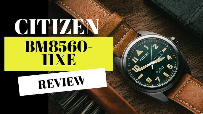 Vintage Vibes Redefined: Citizen BM8560 Eco Drive Field Watch Review | Faux  Vintage Fabulousness! - YouTube