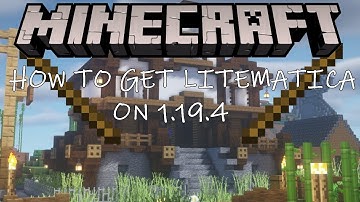 HOW TO GET LITEMATICA ON MINECRAFT 1.19.4 (Tutorial)