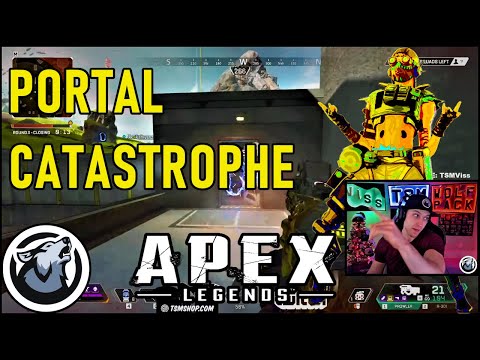 VISS TWAS A PORTAL CATASTROPHE! w/ VSNZ and CALIVERS APEX LEGENDS SEASON 3