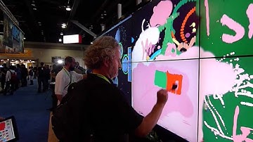 SIGGRAPH 2011 - KAUST Booth Walk Around, Calit2 Vroom
