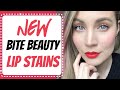 New Bite Beauty Outburst Longwear Lip Stains Try On